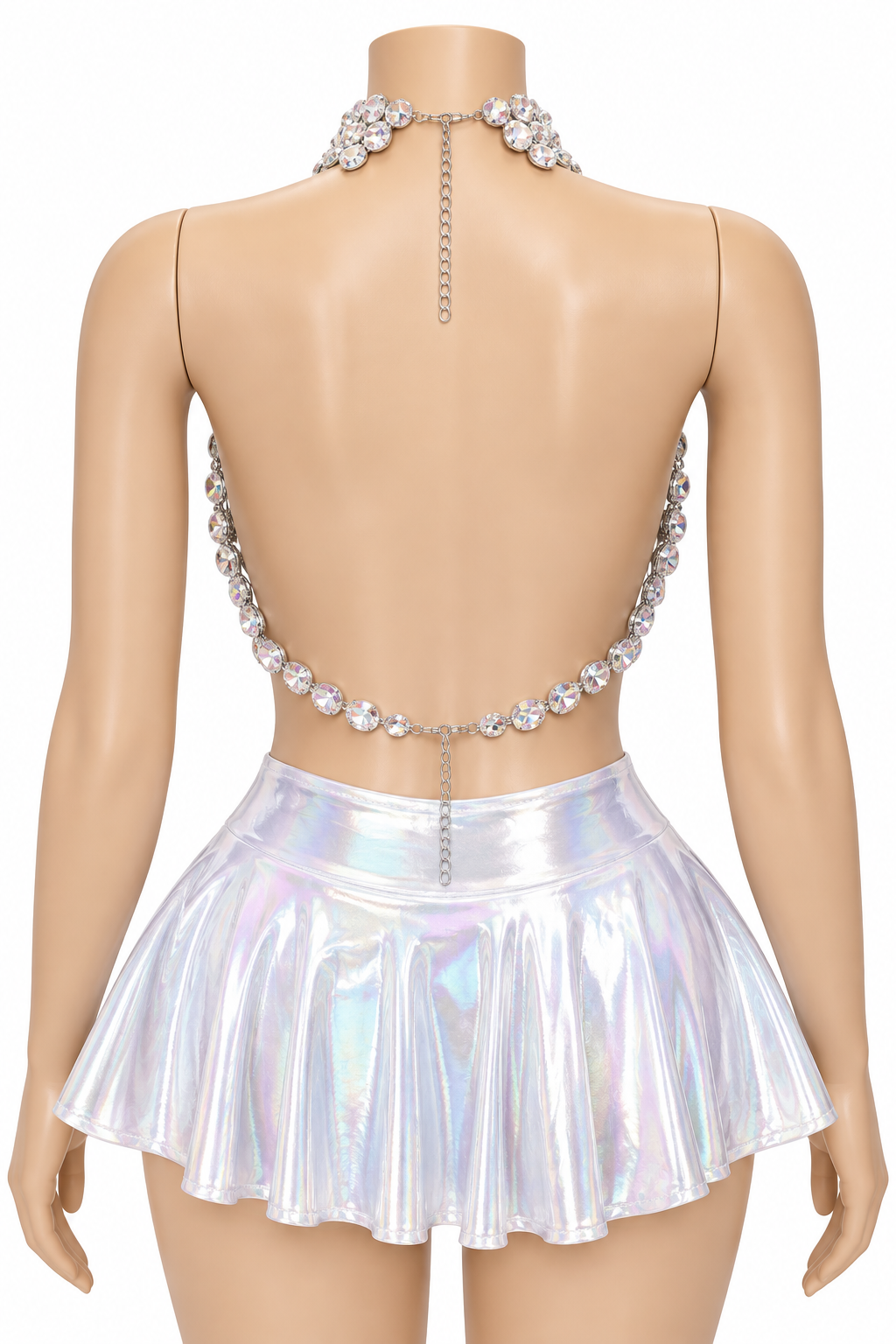 Celeb Silver Chain Top