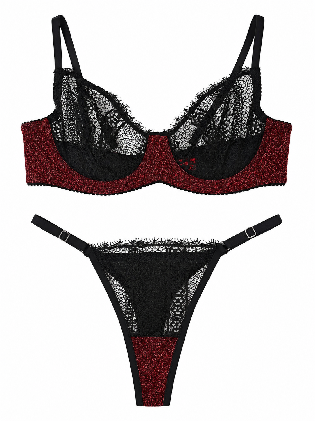 Sparkly Rouge Affair Set