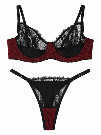 Sparkly Rouge Affair Set