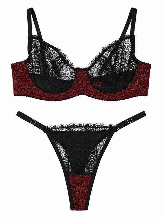Sparkly Rouge Affair Set