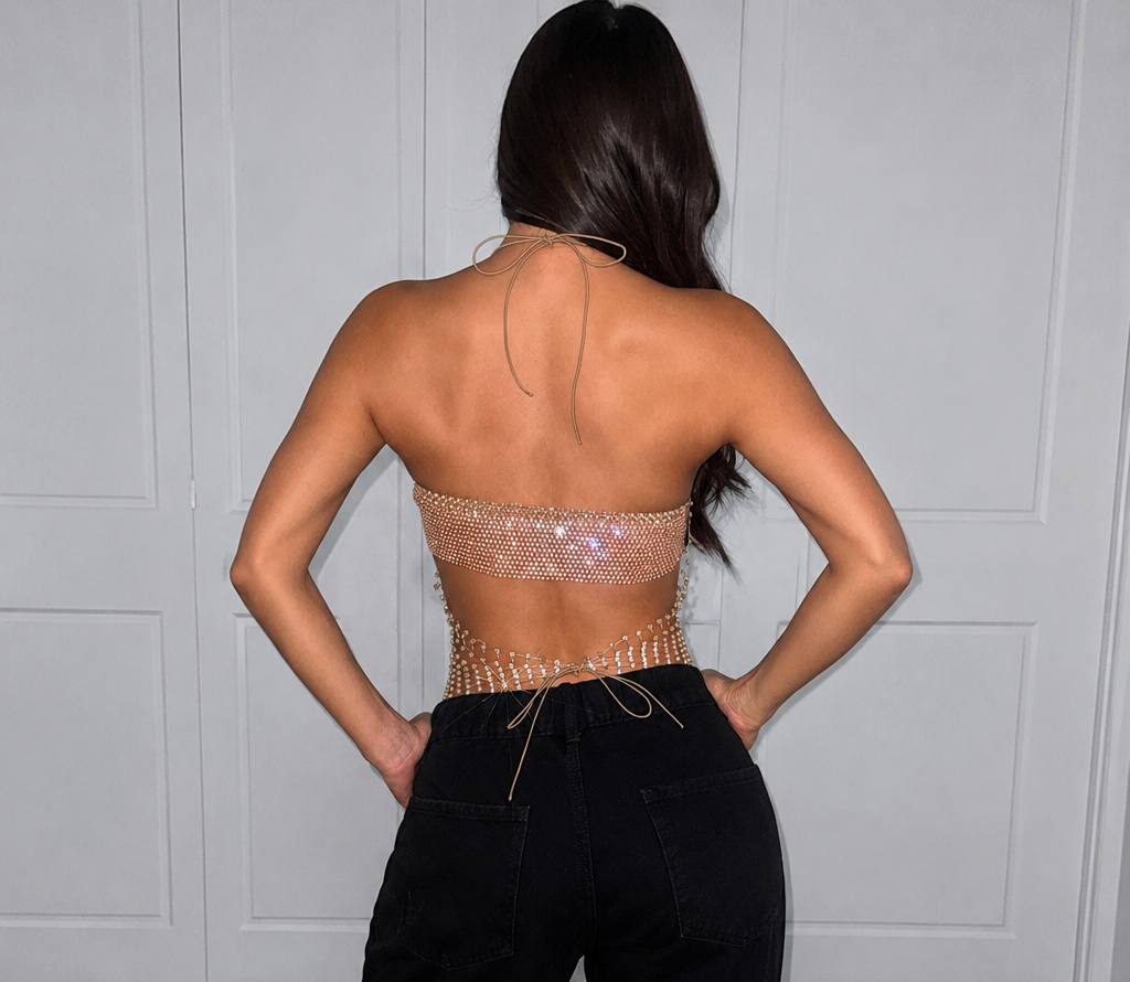 Champagne Sparkle Top