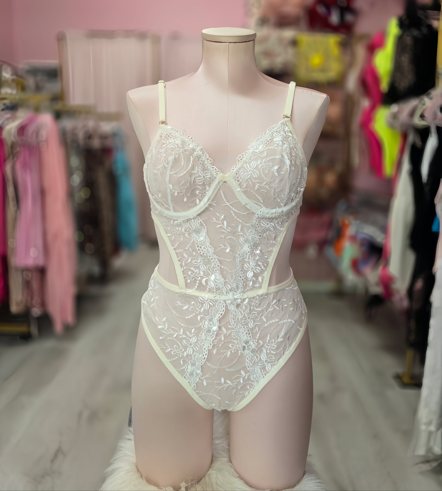 Ivory Lace Bodysuit