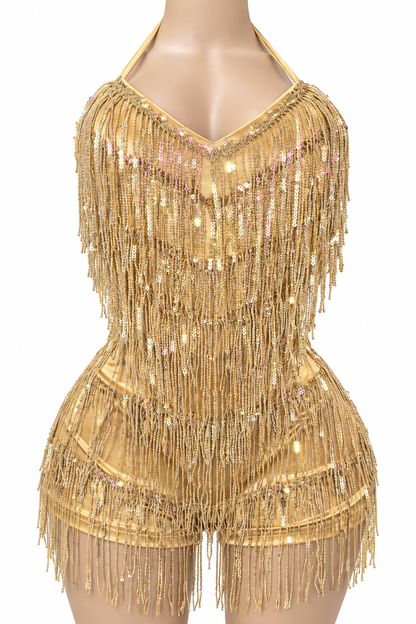 Giselle Tassel Romper
