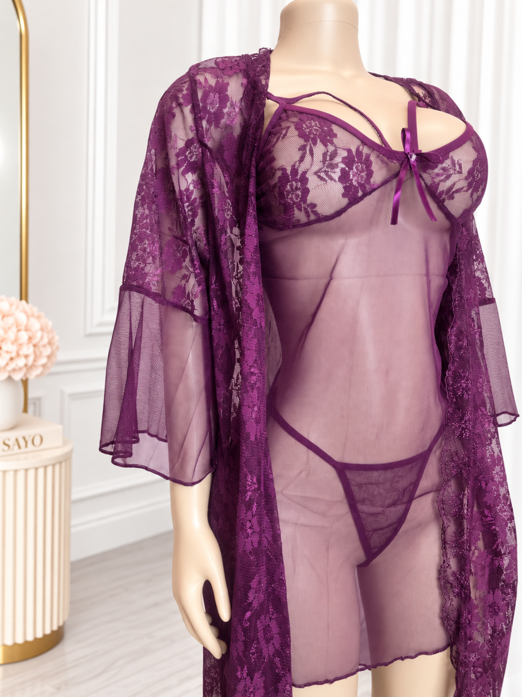 Only for Tonight 3 piece Lace Set