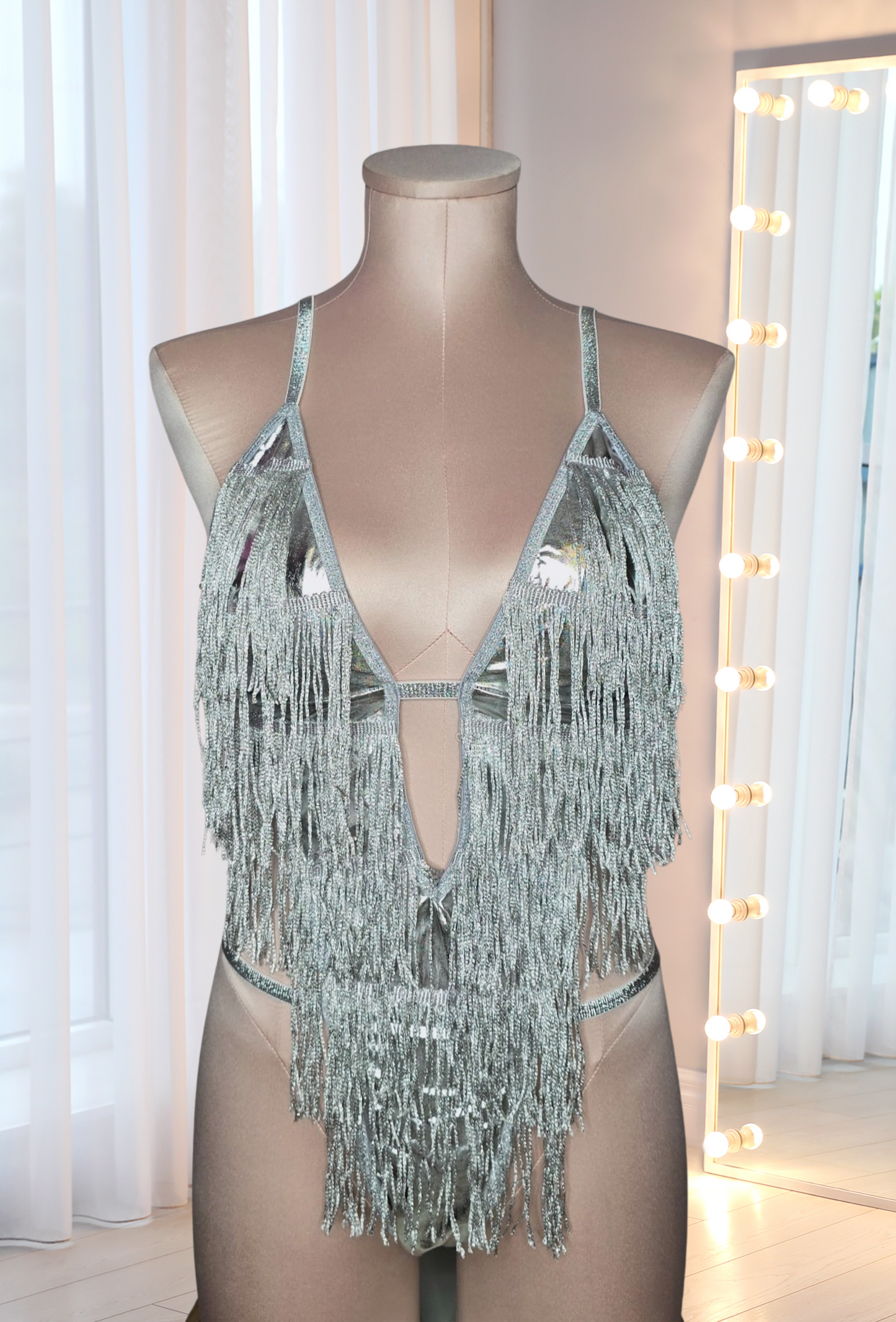 Disco Fringe Bodysuit