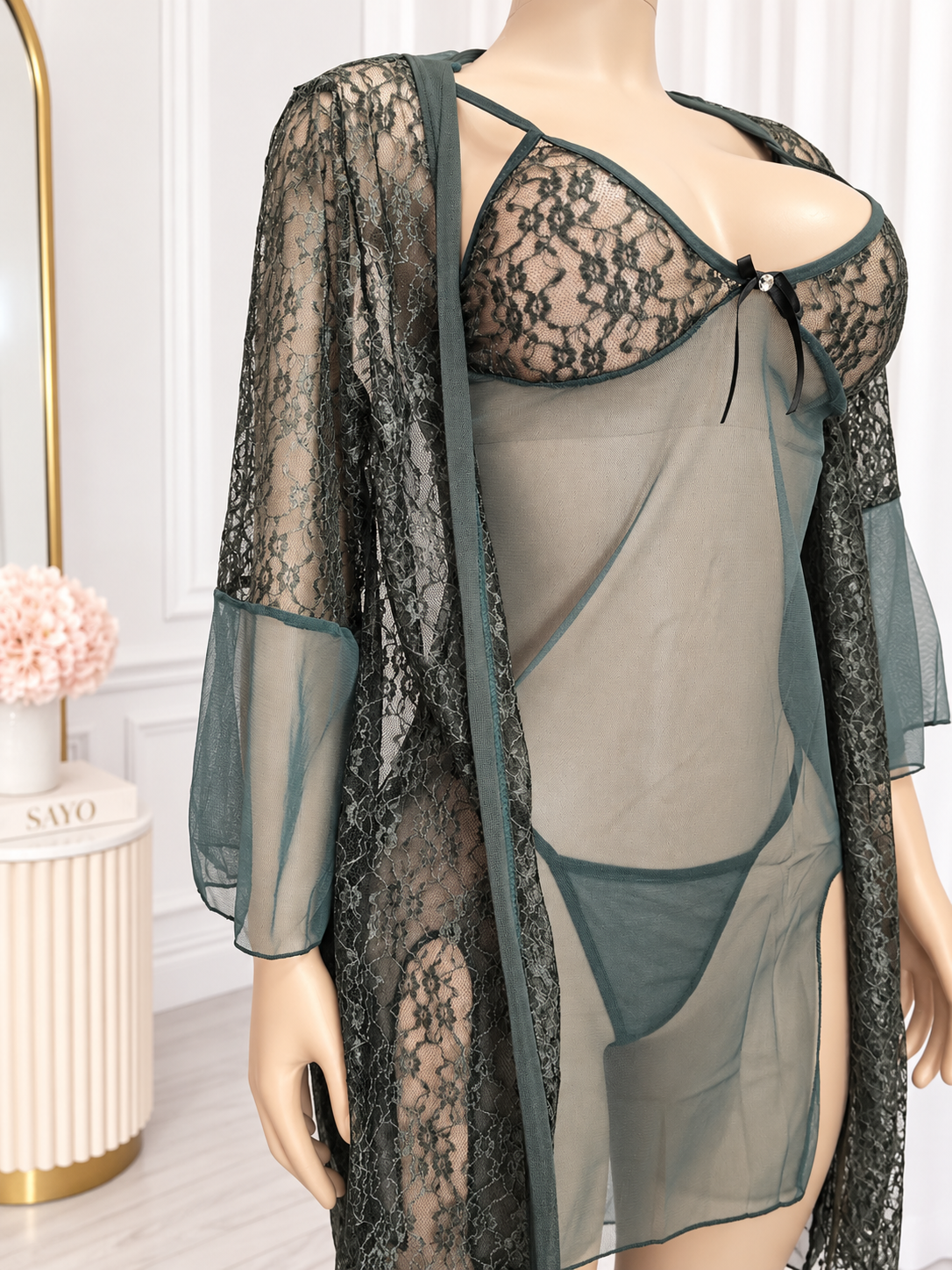 Only for Tonight 3 piece Lace Set
