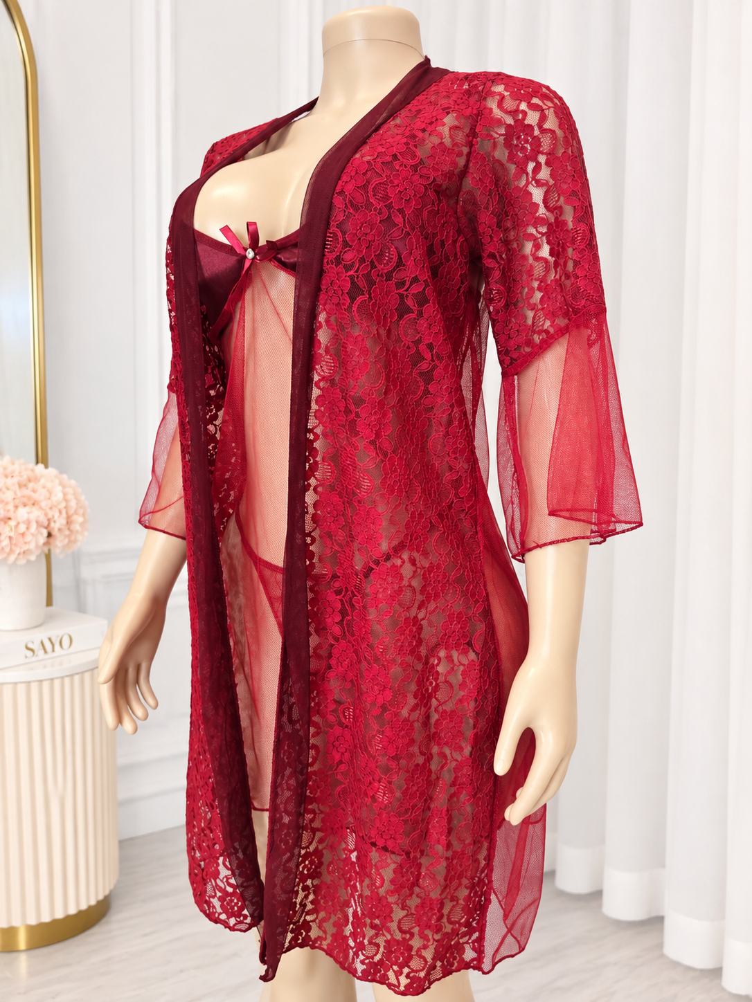 Only for Tonight 3 piece Lace Set