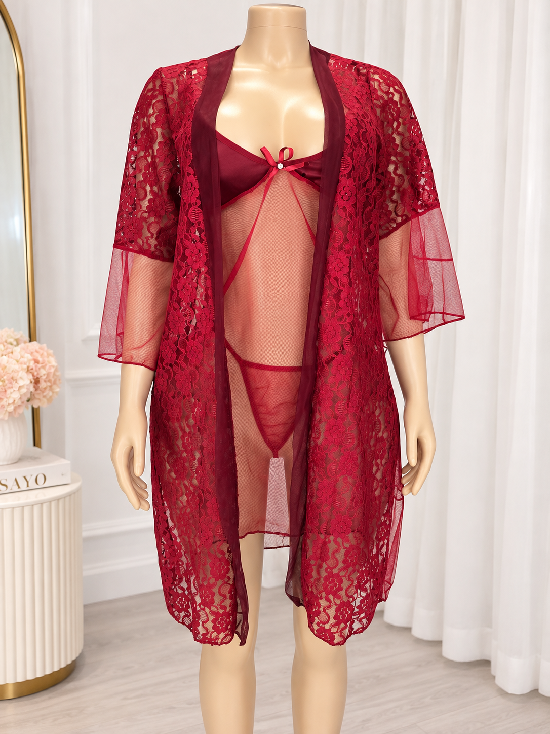 Only for Tonight 3 piece Lace Set